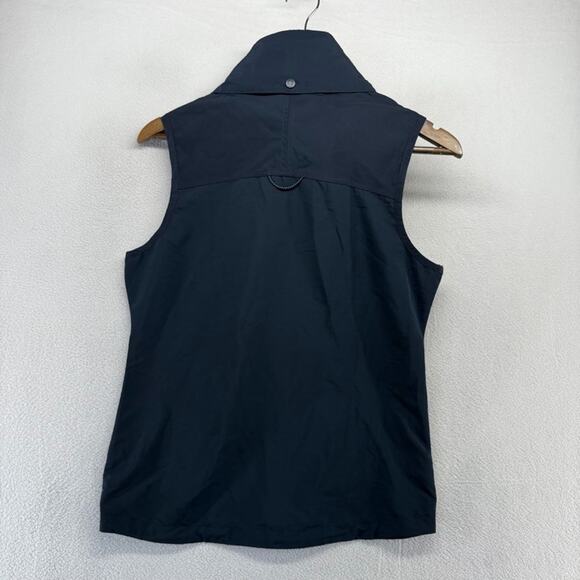 Georgia Tech University Vest Women's XS Blue Embroidered Hooded Rain Tech NEW - Picture 6 of 8